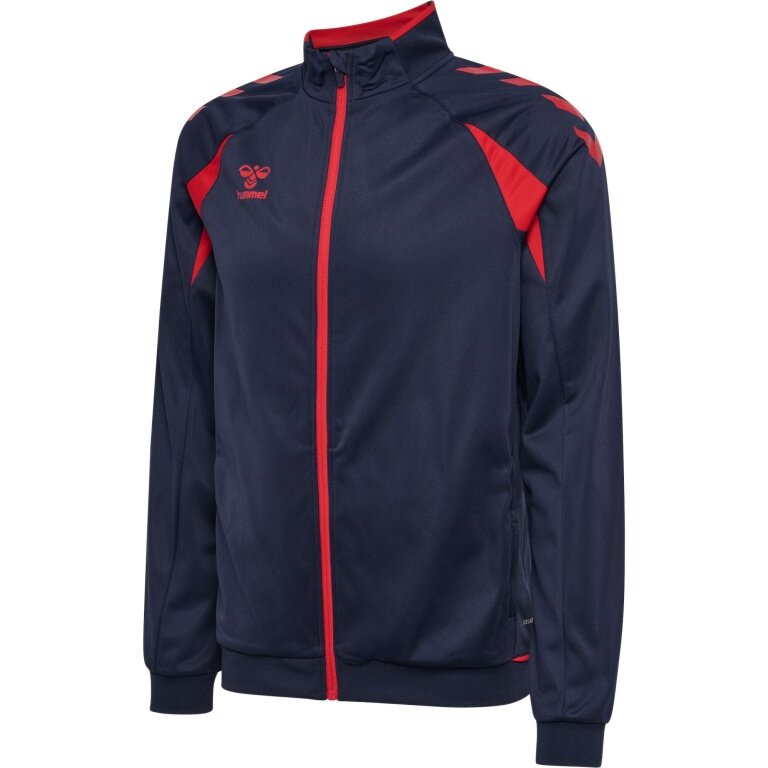 hummel Trainingsjacke hmlCORE 2.0 Track Zip (100% rec. Polyester) marineblau/rot Herren