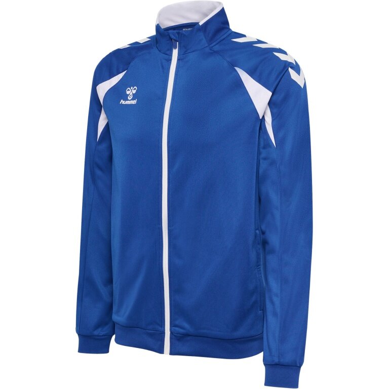hummel Trainingsjacke hmlCORE 2.0 Track Zip (100% rec. Polyester) blau/weiss Herren