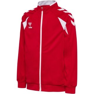hummel Trainingsjacke hmlCORE 2.0 Track Zip (100% rec. Polyester) rot/weiss Jungen