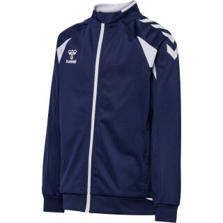 hummel Trainingsjacke hmlCORE 2.0 Track Zip (100% rec. Polyester) marineblau/weiss Jungen