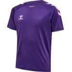 hummel Sport-Tshirt hmlCORE XK Core Poly (Interlock-Stoff) Kurzarm violett Kinder