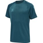 hummel Sport-Tshirt hmlCORE XK Core Poly (Interlock-Stoff) Kurzarm coralblau Kinder