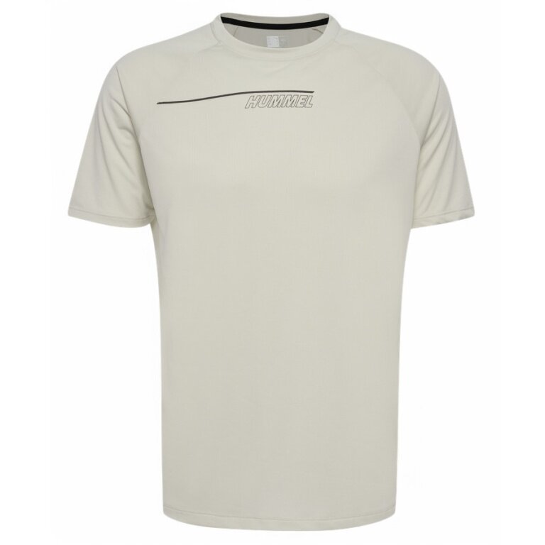 hummel Sport-Tshirt hmlCOURT Light Weight (atmungsaktiv, schnelltrocknend) beige Herren