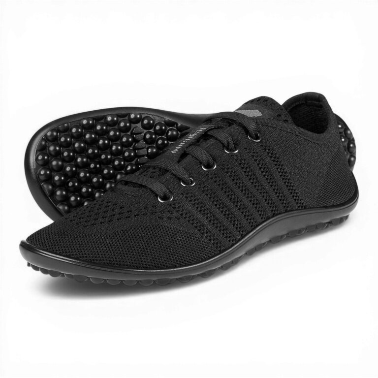 Leguano Barfussschuhe Go (flexible Sohle, pures Barfußgefühl) schwarz