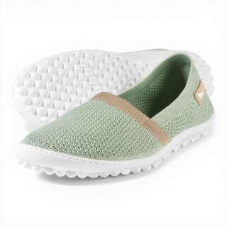Leguano Barfussschuhe Ballerina Flair (flexible Sohle, pures Barfußgefühl) hellgrün
