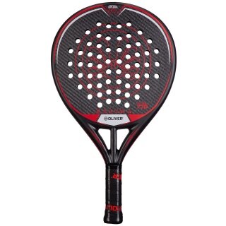 OLIVER Padelschläger Air Max 730 350g/Rund schwarz/rot