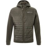 super natural Funktions-Steppjacke Warm Up Aloof Jacket (Merinowolle) braun/grün Herren