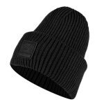 super natural Wintermütze Krissini Beanie (angenehmes Tragegefühl) schwarz Damen - 1 Stück