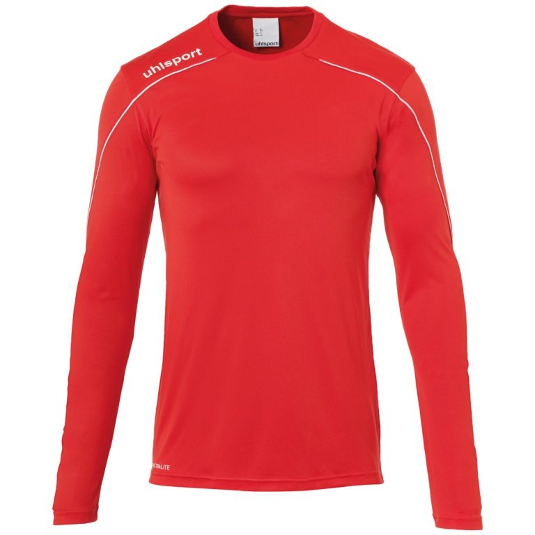 uhlsport Langarmshirt Stream 22 rot/weiss Herren