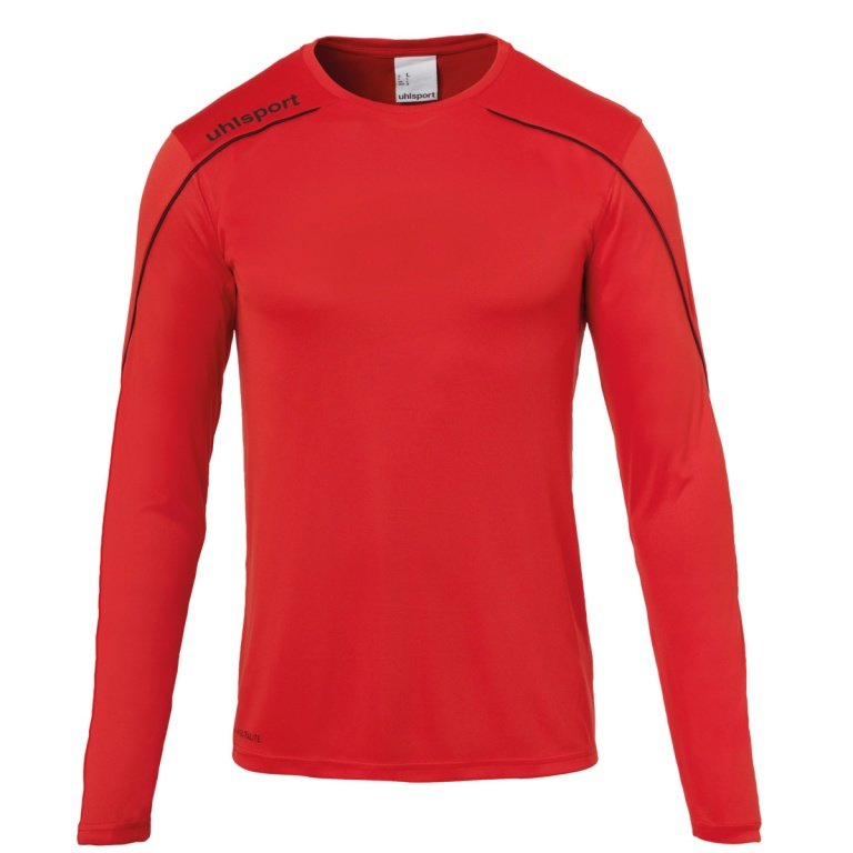 uhlsport Langarmshirt Stream 22 rot/schwarzHerren